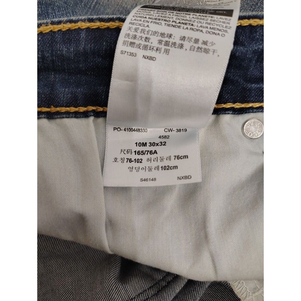 Levi's Denizen Modern Boot Cut Jeans Women's 10M 30x32 Stretch Medium Wash - Picture 8 of 8